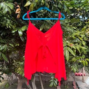 NWT MARCO BOLOGNA red vest layered sleeveless tank‎ top